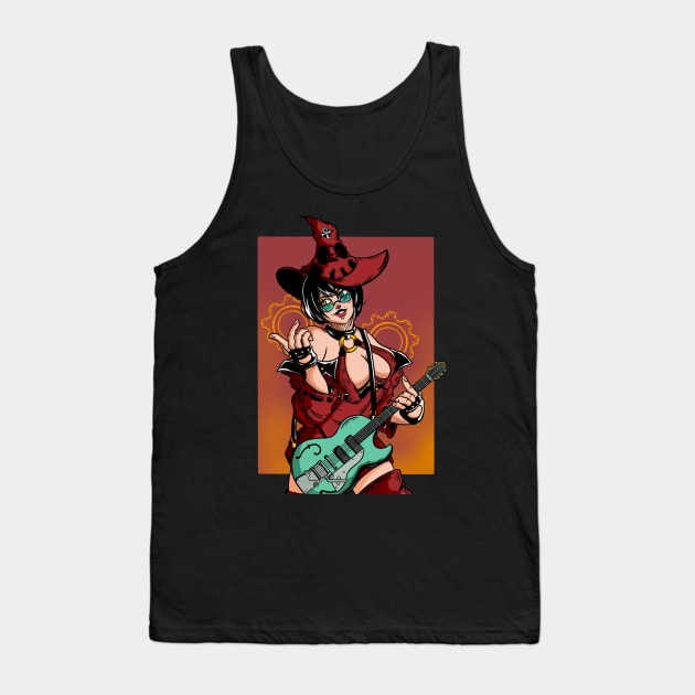 I-No from Guilty Gear Tank Top by Kowaii Arts